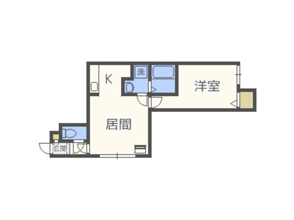 清田レモンハイツⅠの物件間取画像